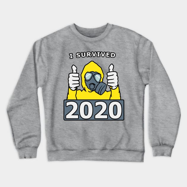 I Survived 2020 Crewneck Sweatshirt by TipToeTee